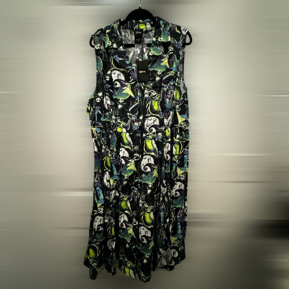 Disney x The Nightmare Before Christmas Plus Size Shirt Dress - NWT